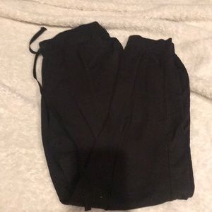 comfortable black joggers